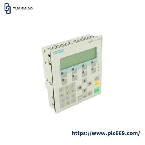 SIEMENS 6AV3607-1JC20-0AX2 Operator Panel: Precision Control for Industrial Automation