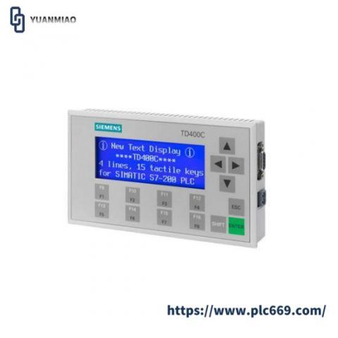 SIEMENS 6AV6 640-0AA00-0AX0 TD400C Text Display - Industrial HMI Solutions