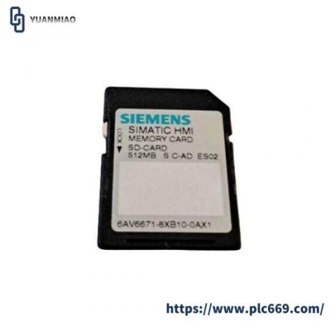 Siemens 6AV6 671-8XB10-0AX1: Industrial SD Memory Card for SIMATIC S7 Systems