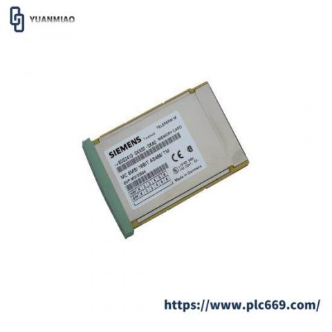 Siemens 6DS2410 Memory Card for Industrial Control Solutions