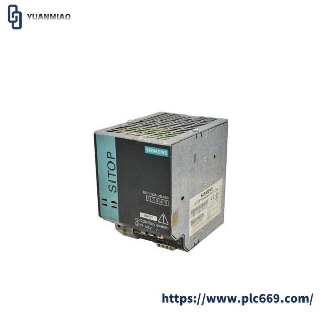 SIEMENS 6EP1334-3BA00 Industrial Power Supply