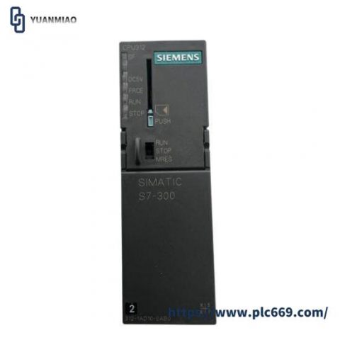 SIEMENS 6ES7312-1AD10-0AA0 Control System Module