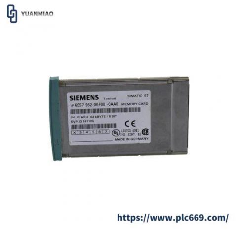 SIEMENS 6ES7952-0KF00-0AA0 - High-Performance Memory Card for Industrial Automation