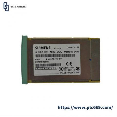 SIEMENS 6ES7952-1AL00-0AA0: High-Performance RAM Memory Card for Industrial Automation