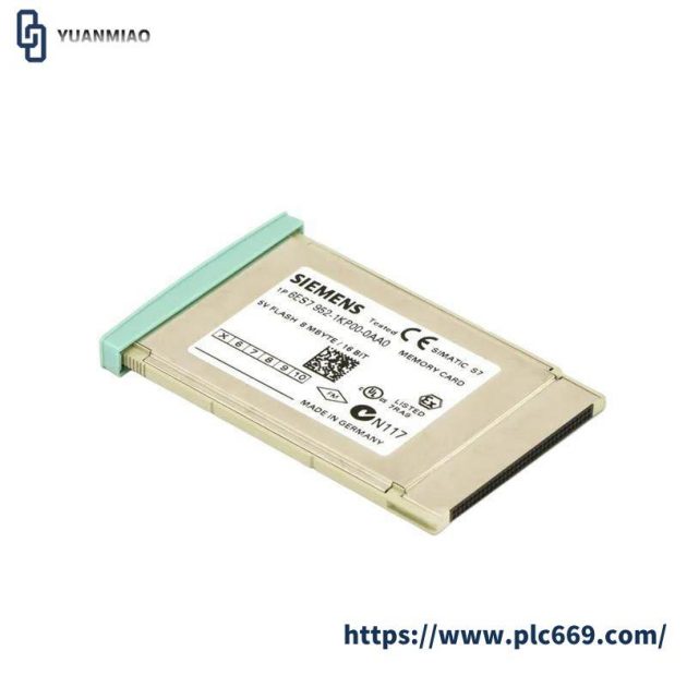 SIEMENS 6ES7952-1KP00-0AA0 Memory Card: Industrial Control Module, 8MB RAM