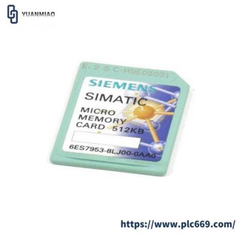 SIEMENS 6ES7953-8LJ00-0AA0 Memory Card for Industrial Control Applications