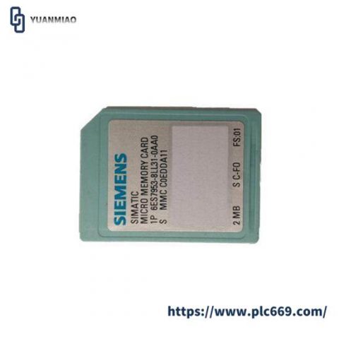 Siemens 6ES7953-8LL31-0AA0 Micro Memory Card for Industrial Control