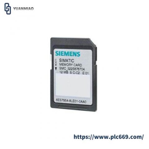 Siemens 6ES7954-8LB01-0AA0 Memory Card for Industrial Control