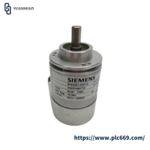 SIEMENS 6FX2001-5QP12 ENCODER ABSOLUTE VALUE 13 BIT CLAMP FLANGE