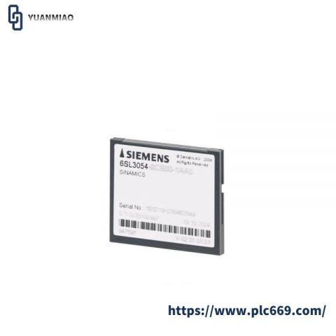 Siemens SINAMICS S120 CompactFlash card 6SL3054-0AA01-1AA0: Industrial Control System Module