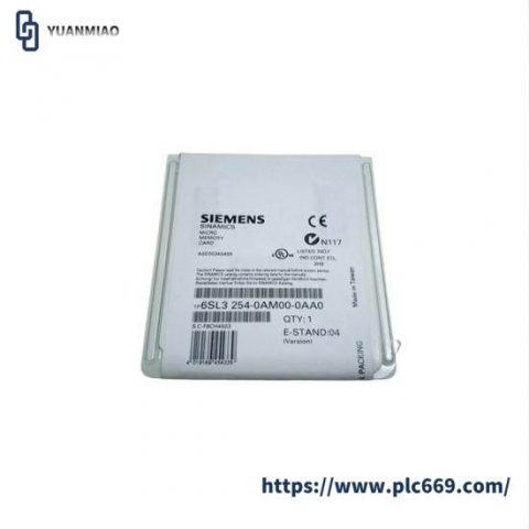 SIEMENS 6SL3 Micro Memory Card - 254-0AM00-0AA0, Industrial Control Solutions