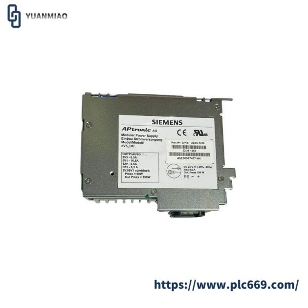 Siemens A5E30947477-H4 Modular Power Supply