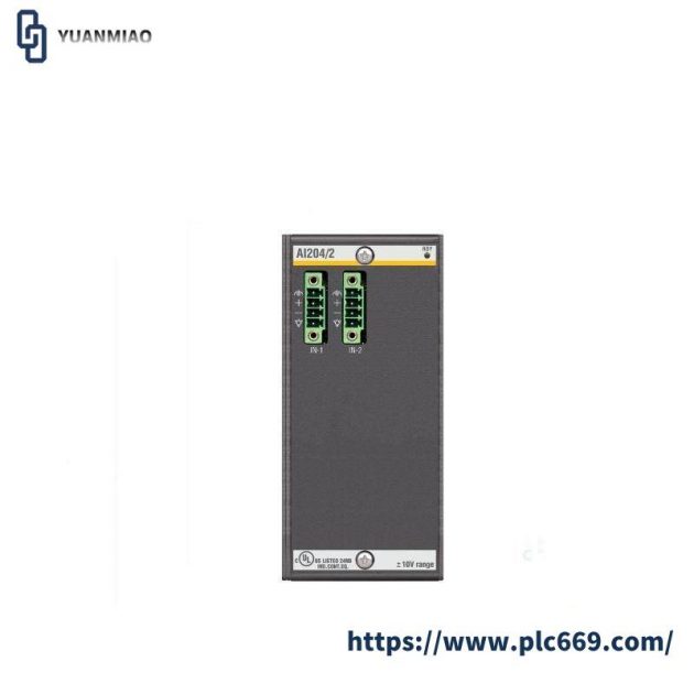 Bachmann AI204/2 Analog Input Module: Precision Control in Industrial Automation