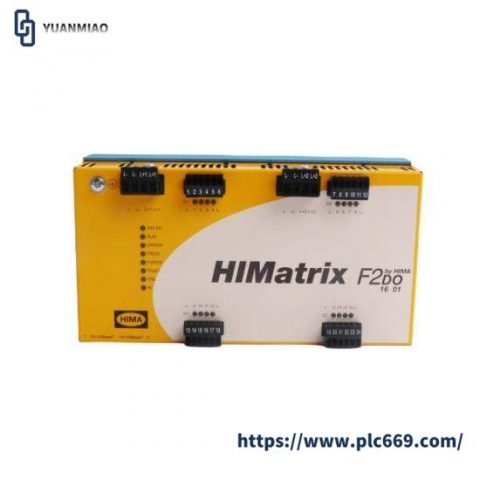 Hima F2 DO 16 01 - Safety-Related Controller, Hima's Reliable Choice for Industrial Automation