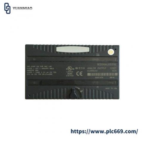 GE IC200ALG320 Analog Output Module - Precision Control for Industrial Automation