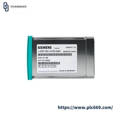 Siemens 6ES7952-0AF00-0AA0: High-Performance RAM Memory Card for Industrial Control