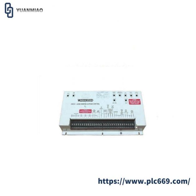 Woodward 9907-165 NEMA Type 4 Control System with Dual Speed/Load Dynamics