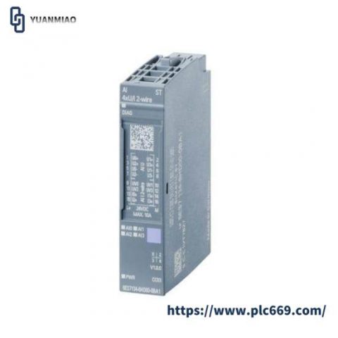 SIEMENS 6ES7134-6HD00-0BA1 - SIMATIC ET 200SP Analog Input Module for Industrial Automation